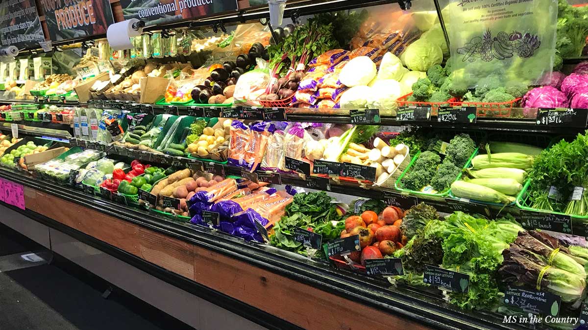 Eat more vegetables with colorful organic produce.