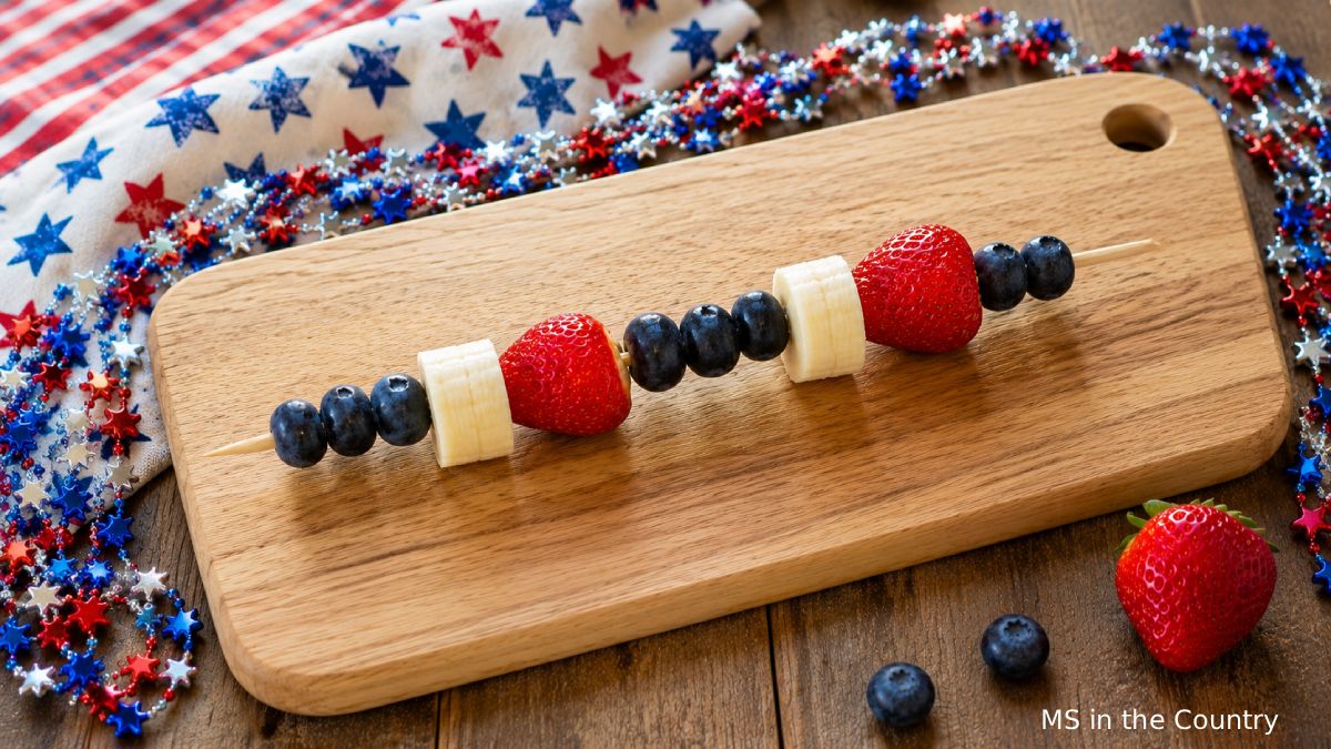 The Easiest 4th of July Fruit Skewers (Anti-Inflammatory & Dairy-Free)