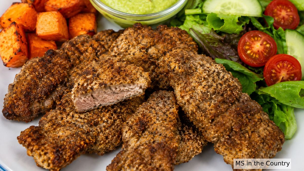 Healthy Idaho Finger Steaks (Baked or Air Fryer, MS-Friendly)